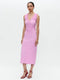 Romana dress technical jersey long | Pink