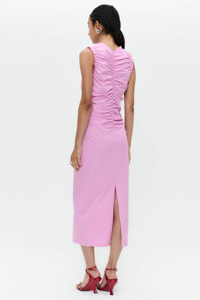 Romana dress technical jersey long | Pink