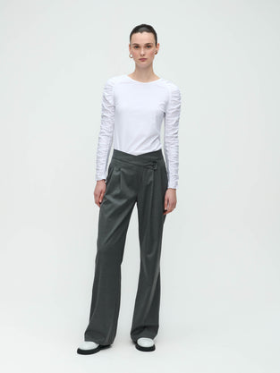 Carlina Top Technical Jersey | White