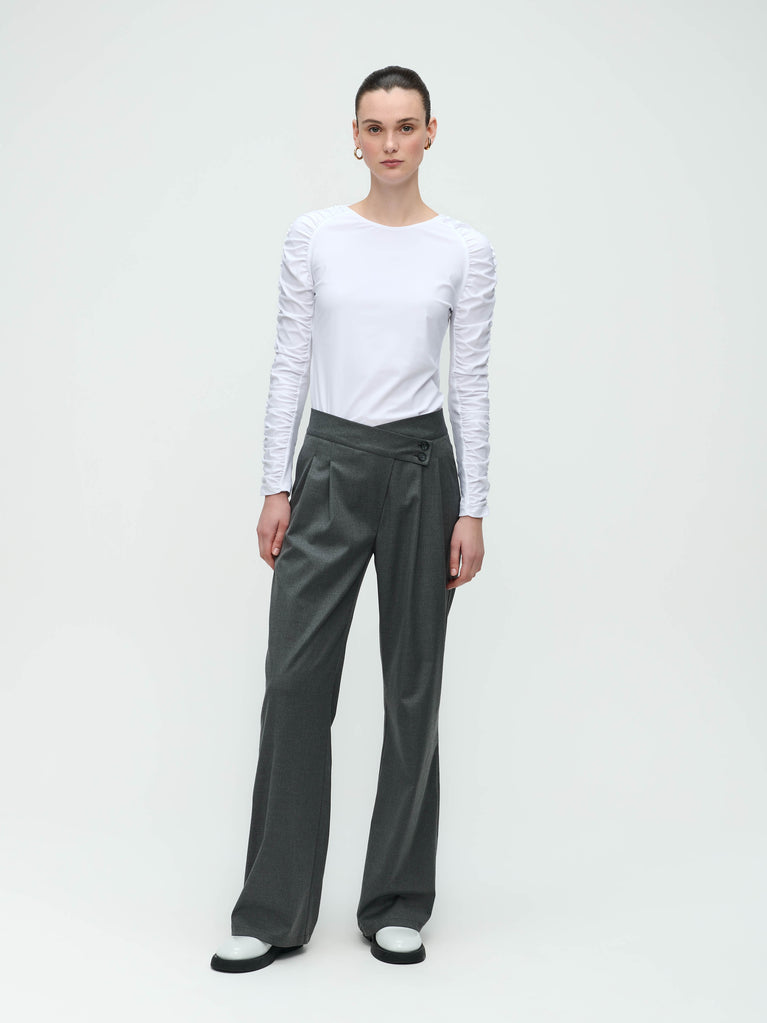 Carlina Top Technical Jersey | White