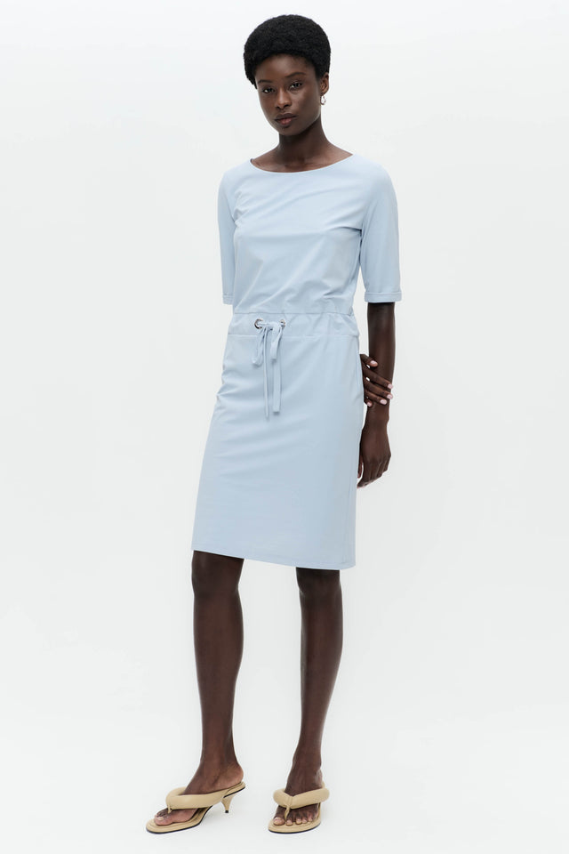 Lea dress technical jersey | Light Blue