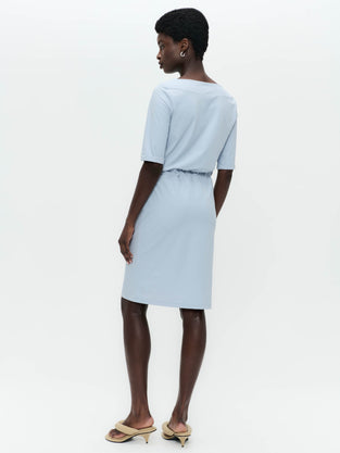 Lea dress technical jersey | Light Blue