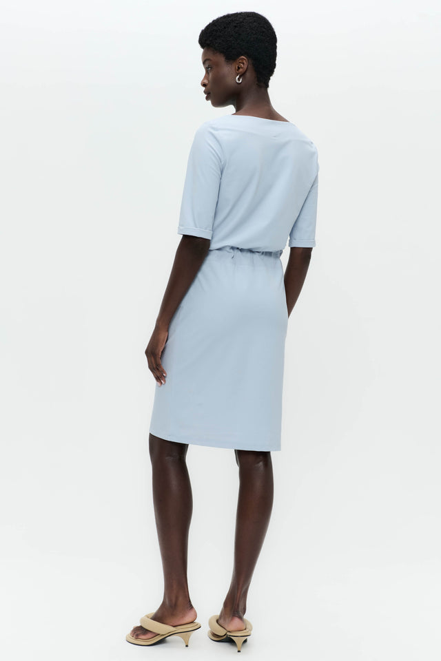 Lea dress technical jersey | Light Blue
