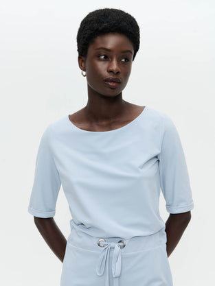 Lea dress technical jersey | Light Blue