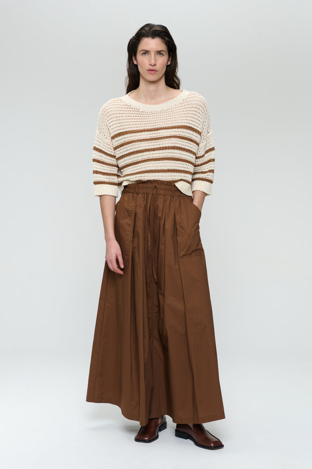 Rapa cotton pants | Brown