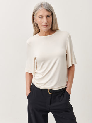 T-Shirt logo | Cream
