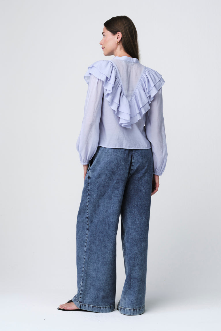 Beny viscose Blouse | Light Blue