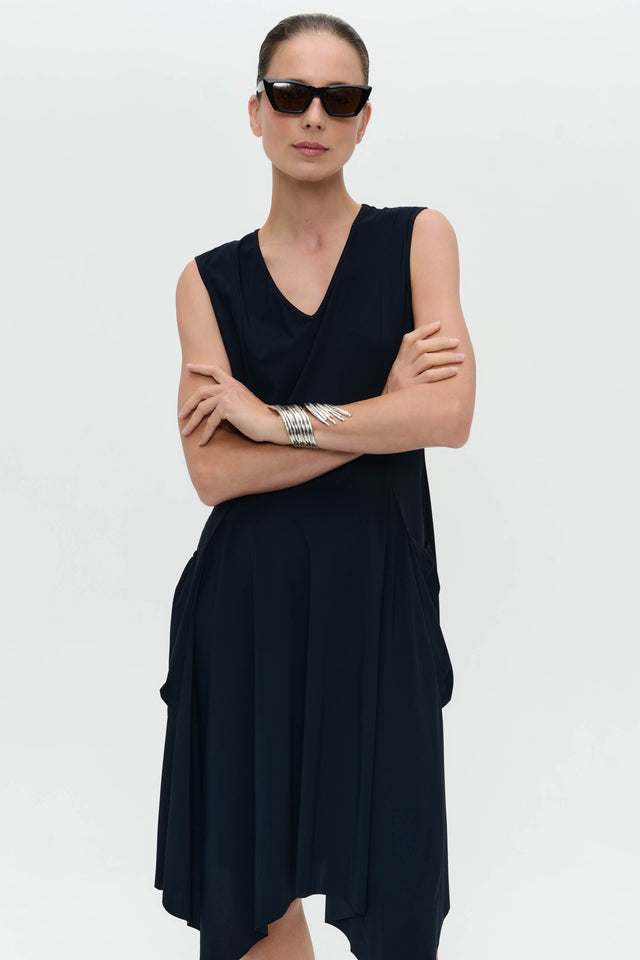Caro WS dress technical jersey | Blue
