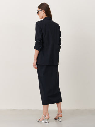 Laris Blazer Technical Jersey | Blue