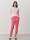 Wholegarment pullover | Pink