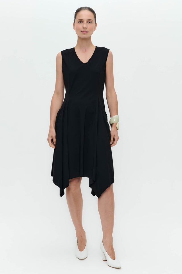 Caro WS dress technical jersey | Black