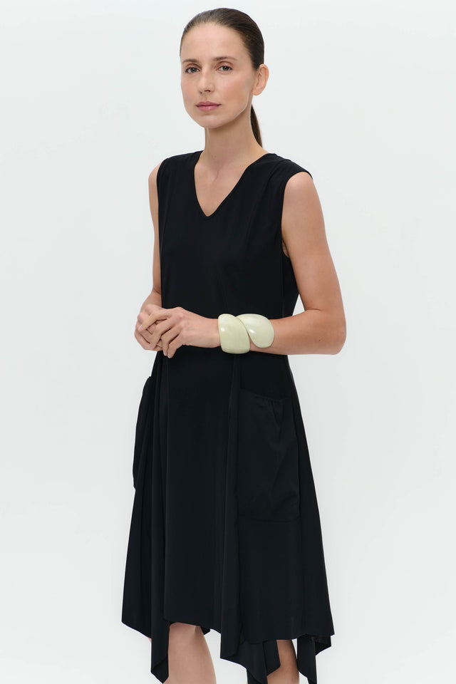 Caro WS dress technical jersey | Black