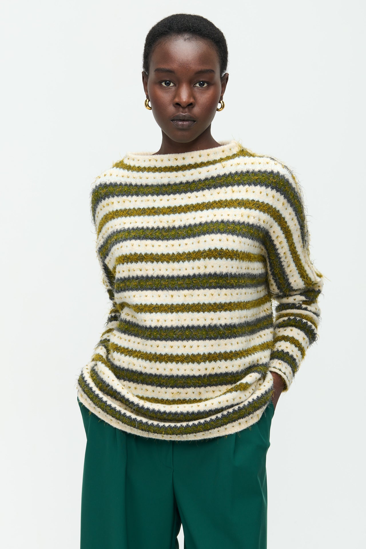 Anys Pullover | Multi Green