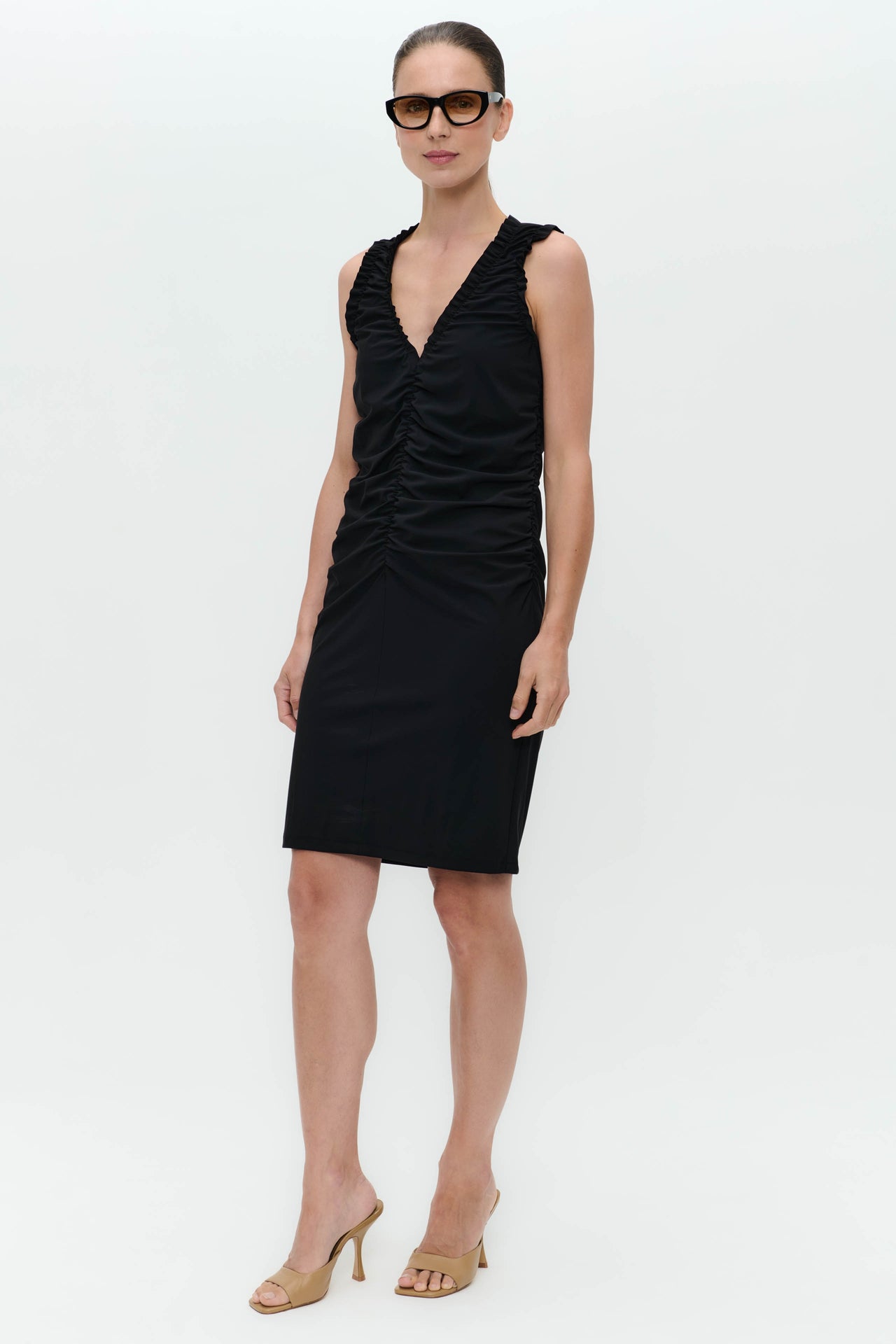 Romana dress technical jersey | Black