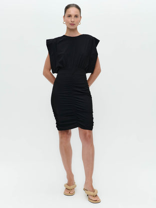 Esther dress technical jersey | Black
