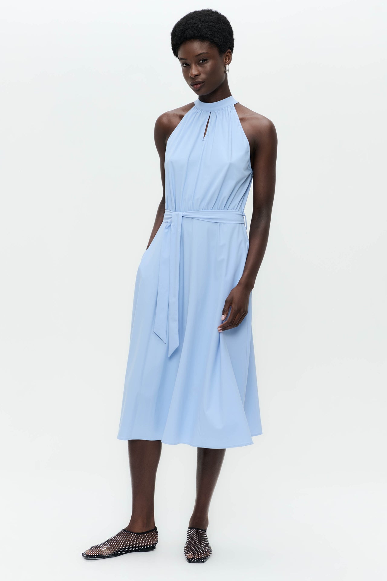 Willy dress technical jersey | Mid Blue