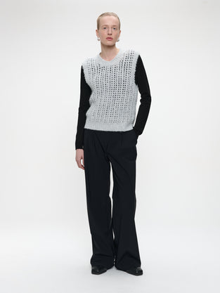 Shiny Vest 1008 | Light Grey