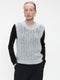 Shiny Vest 1008 | Light Grey