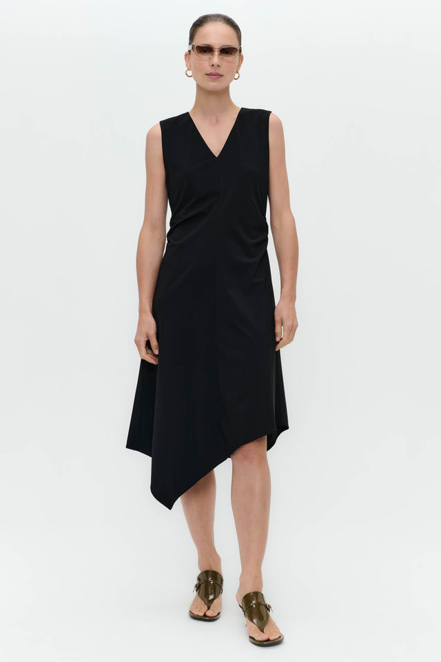 Annet dress technical jersey | Black