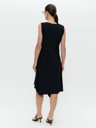 Annet dress technical jersey | Black