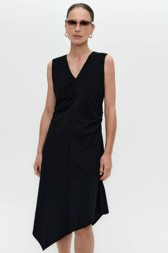 Annet dress technical jersey | Black