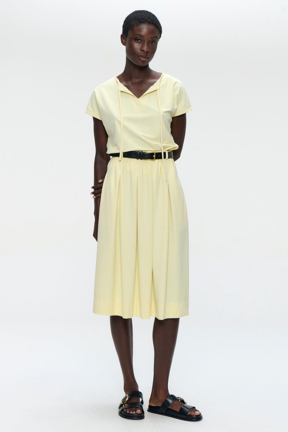 Timy skirt technical jersey | Yellow