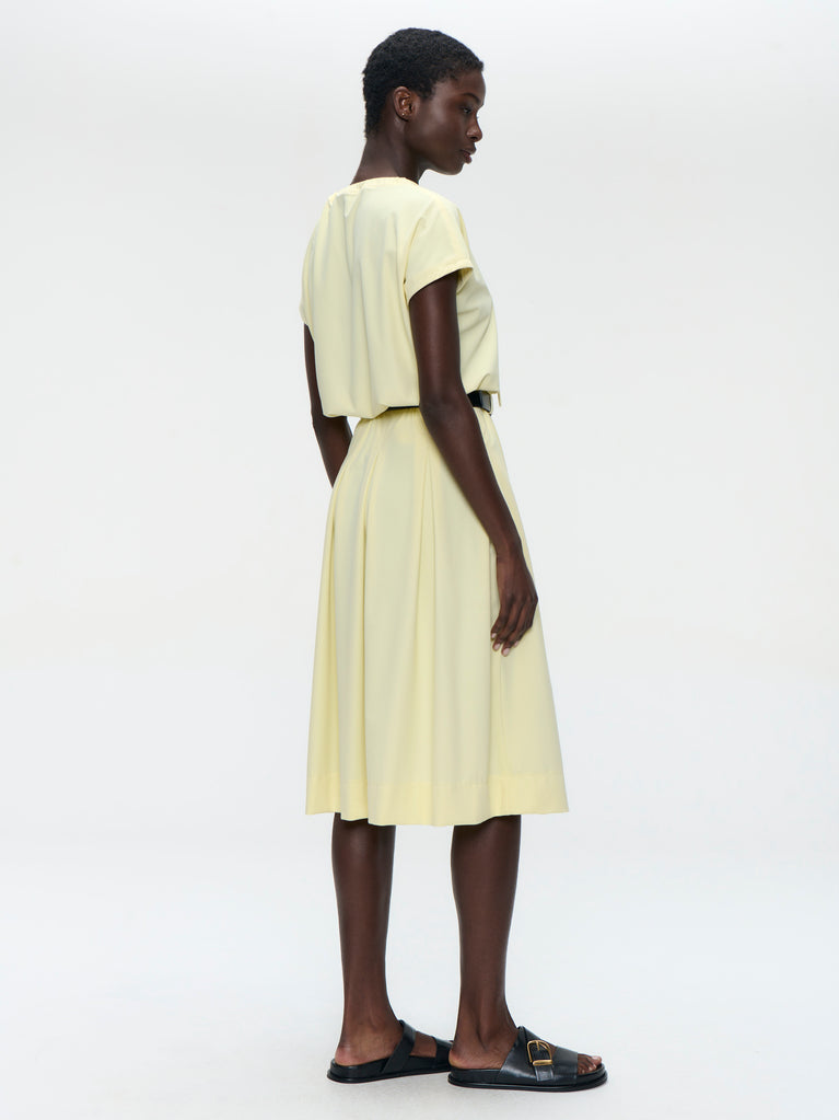 Timy skirt technical jersey | Yellow