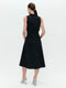 Anita poplin dress | Black