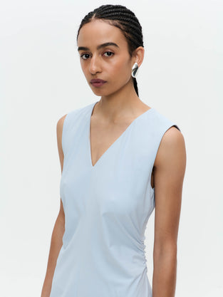 Annet dress technical jersey | Light Blue