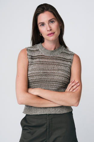 Multi colours cotton top 250201 | Army