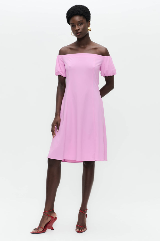 Goldie dress technical jersey | Pink