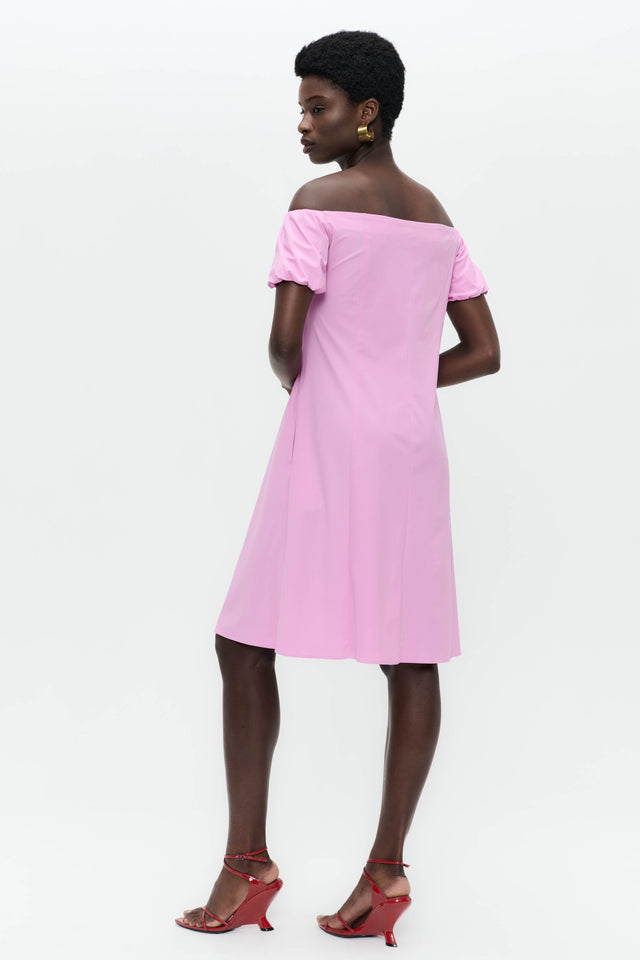 Goldie dress technical jersey | Pink