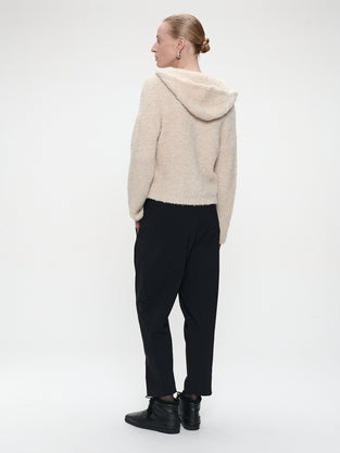Hoody boucle cardigan 1086 | Off White