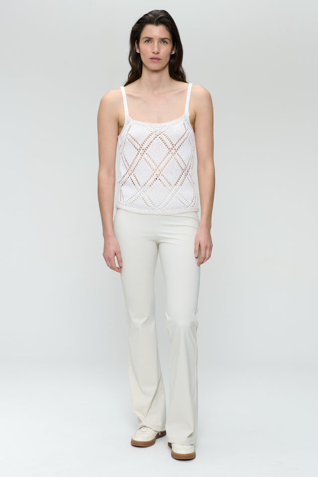 Cotton summer top 9064 | Off White