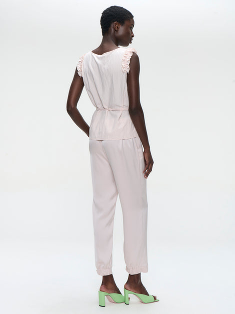 Masako viscose mix top | Pink