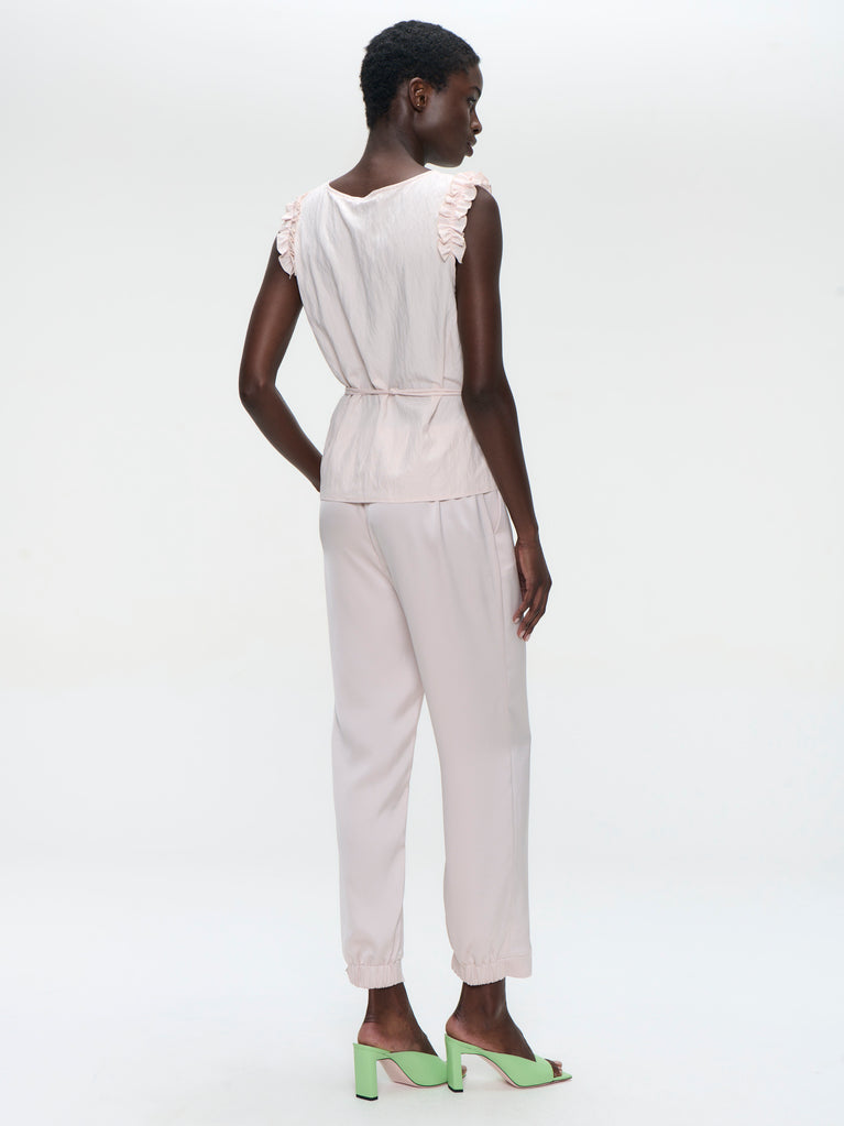 Masako viscose mix top | Pink