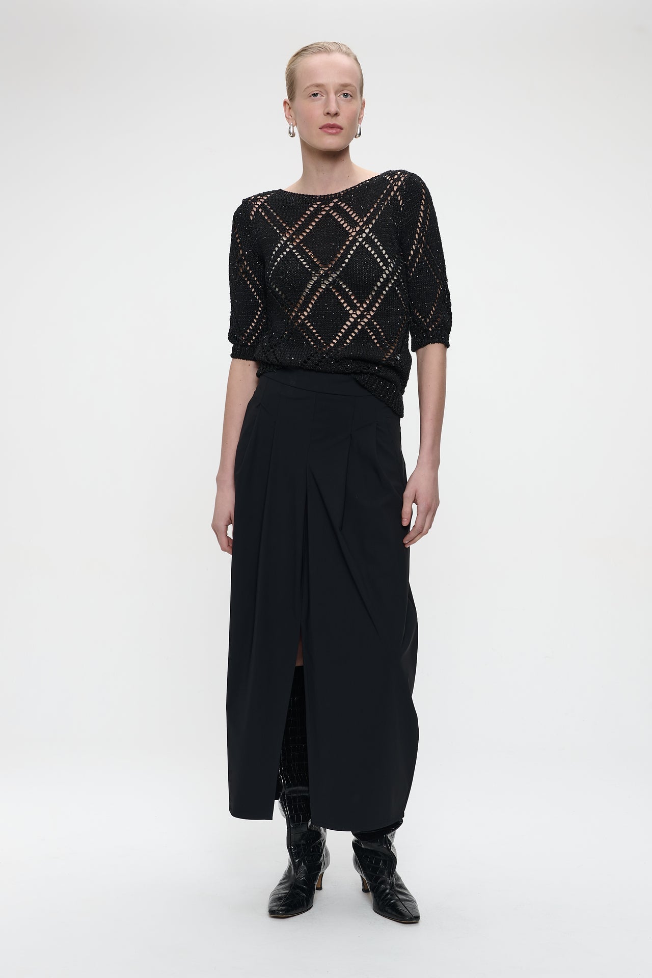 Jack skirt technical jersey | Black