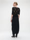 Openwork top with sequins 9040 | Black