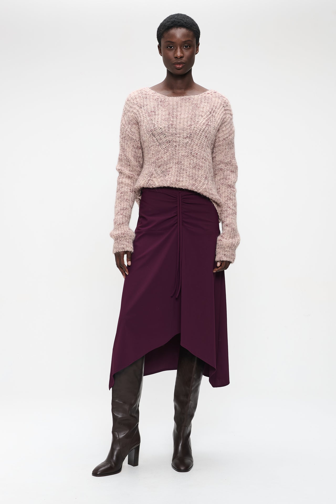 Pullover melange H23376 | Pink