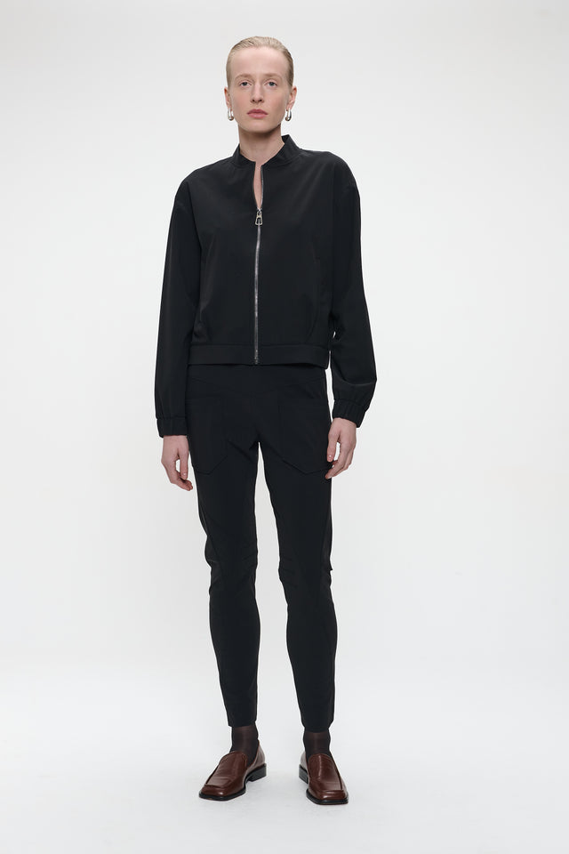 Sharon jacket brush tech jersey | Black