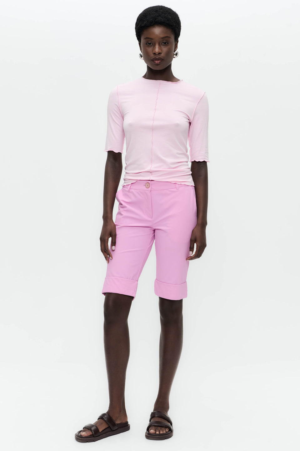 Jordan stretch viscose top | Flamingo