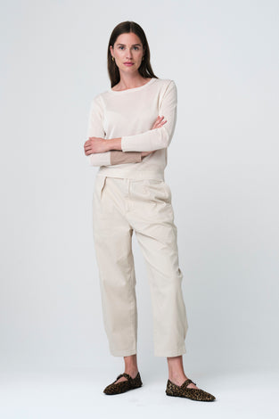 Fine Viscose Pullover 26032 | Ecru