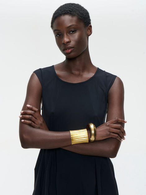 Erika dress technical jersey | Black