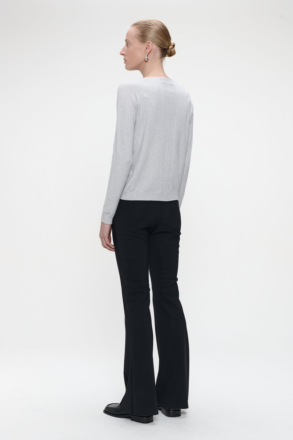 Pullover seamless viscose NB186 | Grey