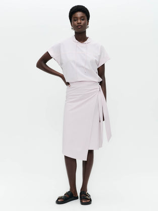 Ilona skirt technical jersey | Light Pudra
