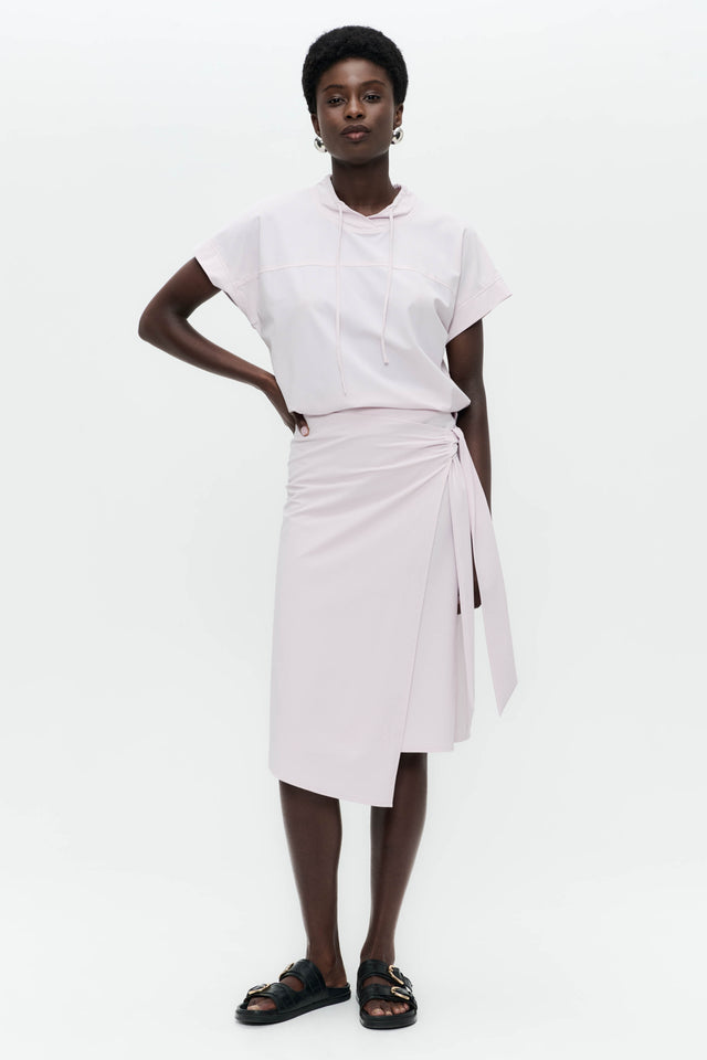 Ilona skirt technical jersey | Light Pudra
