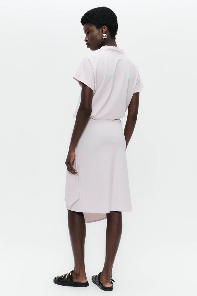 Ilona skirt technical jersey | Light Pudra