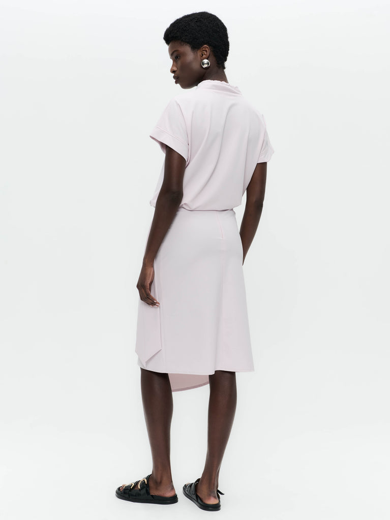 Ilona skirt technical jersey | Light Pudra