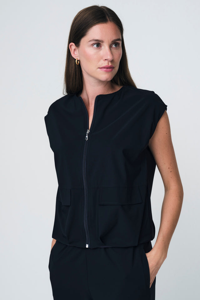 Ursula vest technical jersey | Blue