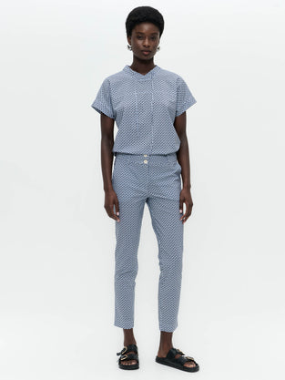 Joy pants technical jersey | Blue Melange
